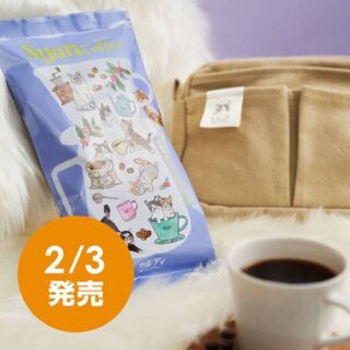 ＜2023年 2/3発売＞カルディコーヒーファーム【焙煎珈琲】ニャンコーヒー＆ポーチセット