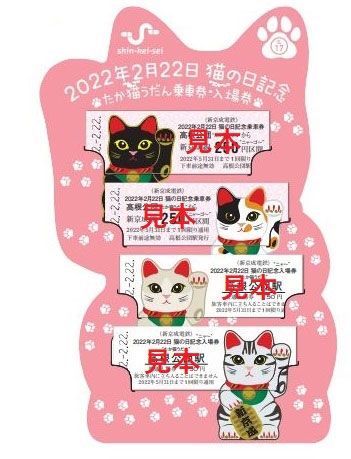 【記念品】切符　ゾロ目　新幹線グランクラス　スーパー猫の日　2022.2.22