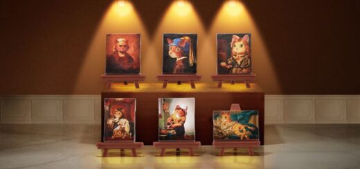 タカラトミーアーツ「CAT ART キャンバスコレクション」by シュー・ヤマモト