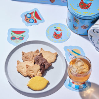 夏季限定「Summer Miracle Cat Cookie Tin 神様のいたずらサマーネコクッキー缶」