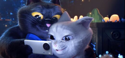 黒猫と白猫のラブストーリーを描いた「Vivo x90」アニメーション広告