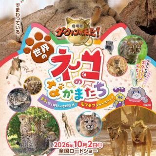 劇場版ダーウィンが来た！世界のネコのなかまたち（ポスタービジュアル）