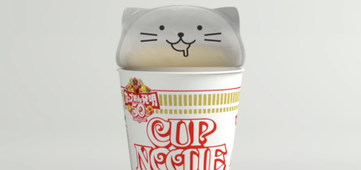 カップヌードル　猫耳Wタブ