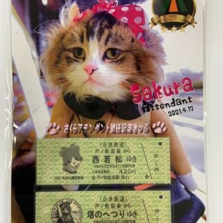 会津鉄道 芦ノ牧温泉駅 さくらちゃん