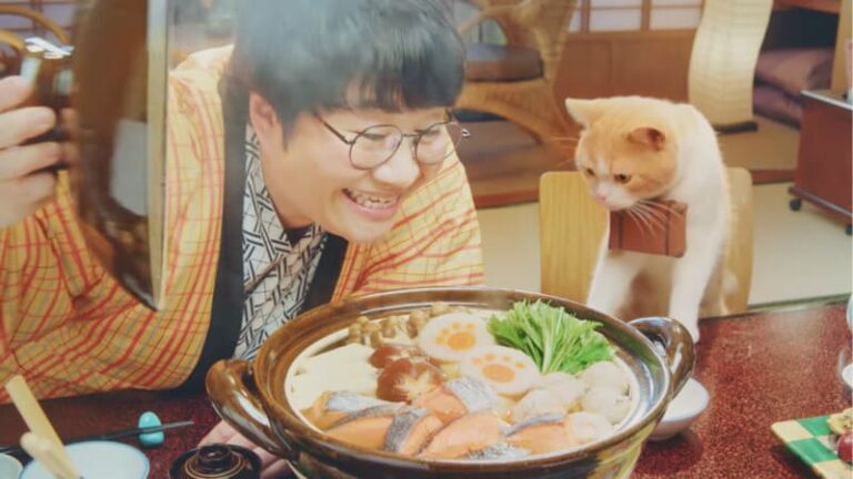 にゃらん君、露天風呂と石狩鍋でのんびり旅!じゃらん2023年1月CM「じゃらんスペシャルウィーク」篇 - ねこねこNEWS